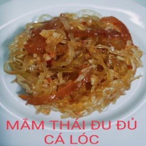 Mắm thái đu đủ cá lóc