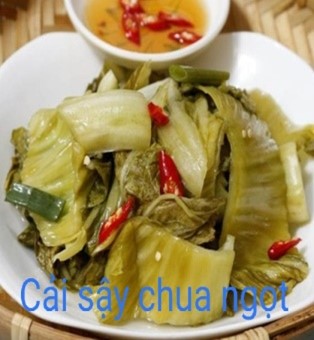 Cải sậy chua ngọt