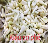 Kiệu sơ chế